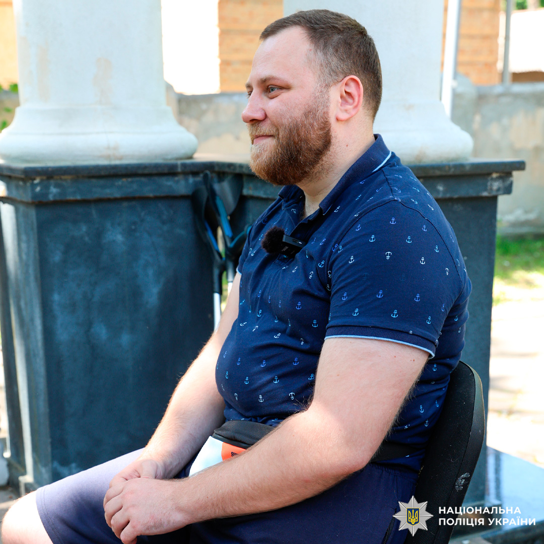 «Головне - не опускати руки»: історія харківського поліцейського Володимира Горпинича, який після поранення планує повернутися до служби