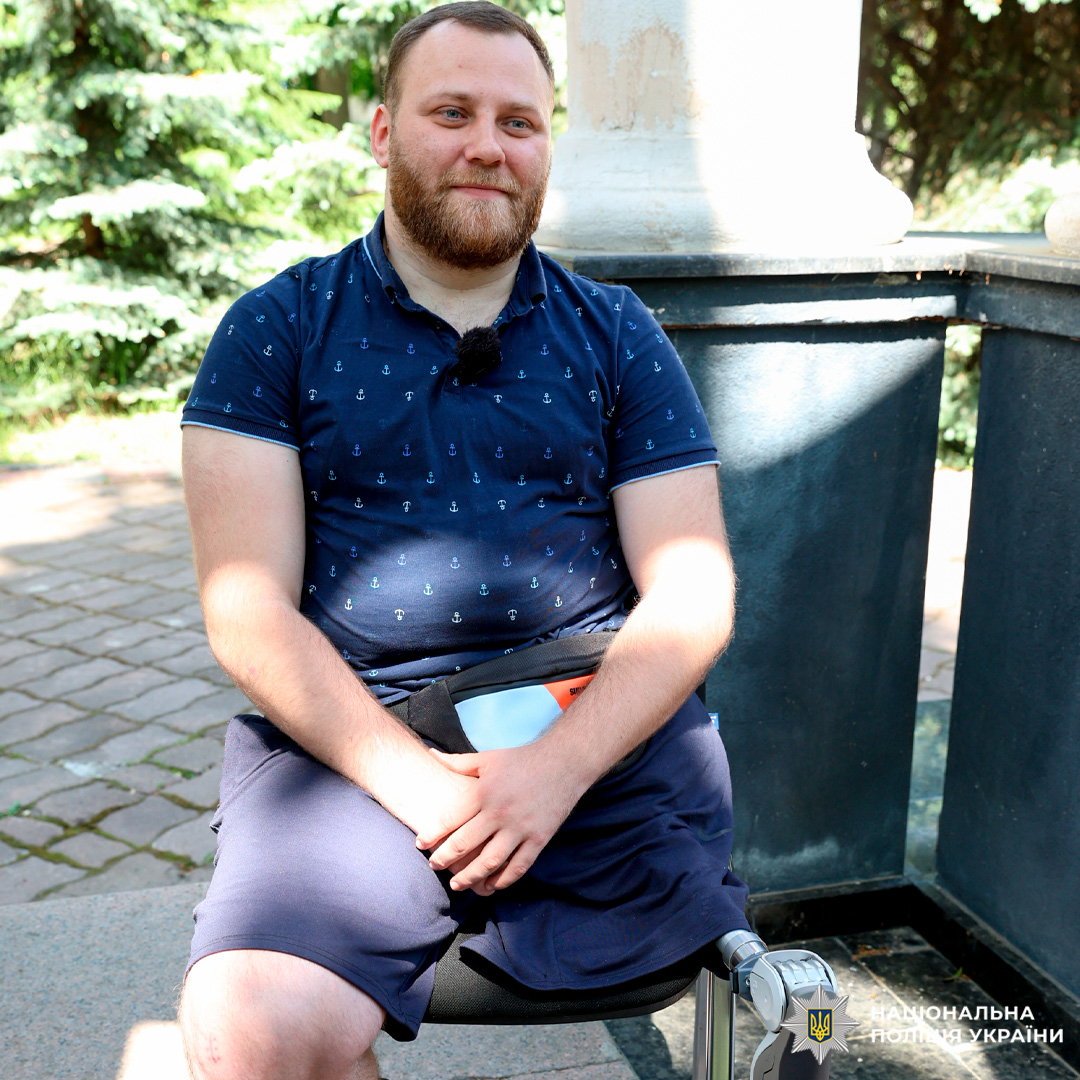 «Головне - не опускати руки»: історія харківського поліцейського Володимира Горпинича, який після поранення планує повернутися до служби