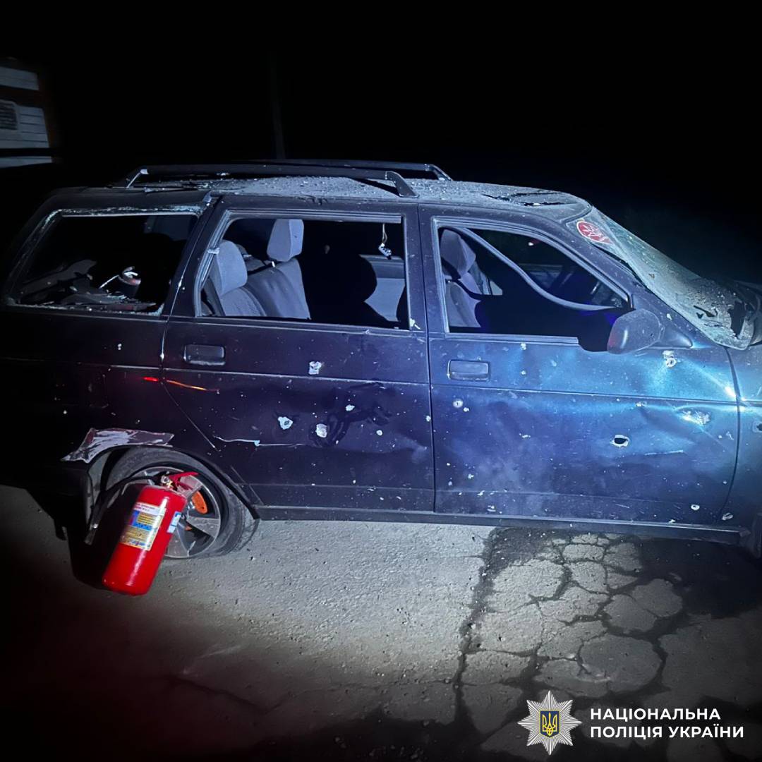 На фото наслідки ворожого обстрілу