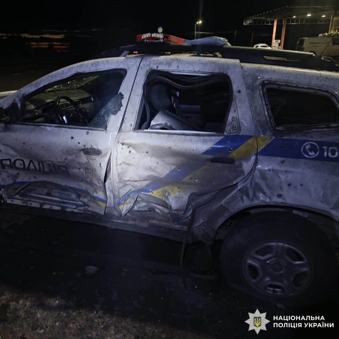 Поранено двох поліцейських: поліція документує наслідки ворожого удару БпЛА по Чугуївщині