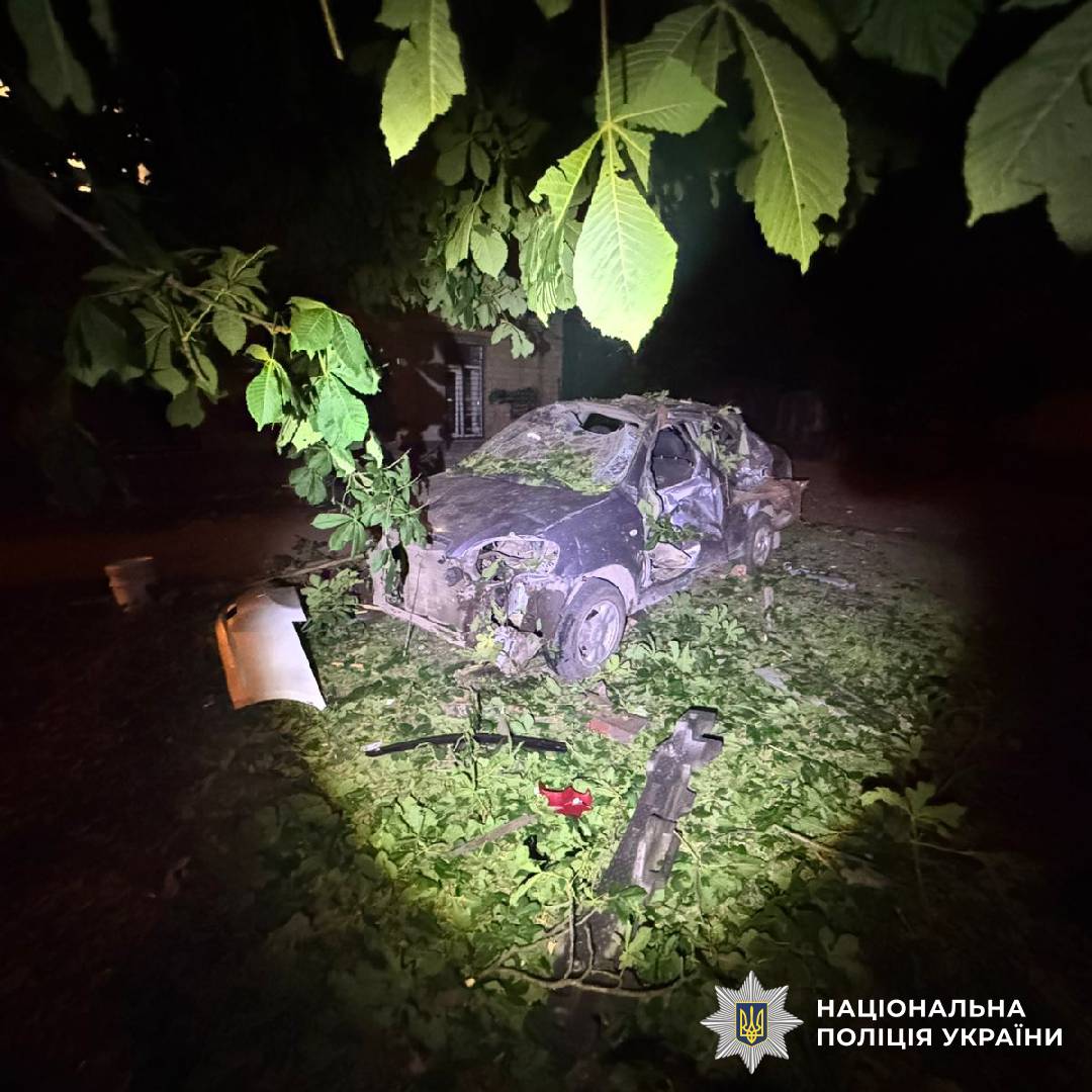 На фото наслідки ворожого обстрілу