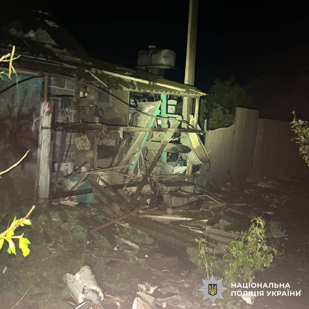 На фото наслідки ворожого обстрілу