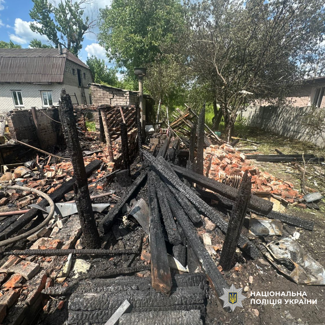 поліцейські Харківщини документують черговий злочин росіян