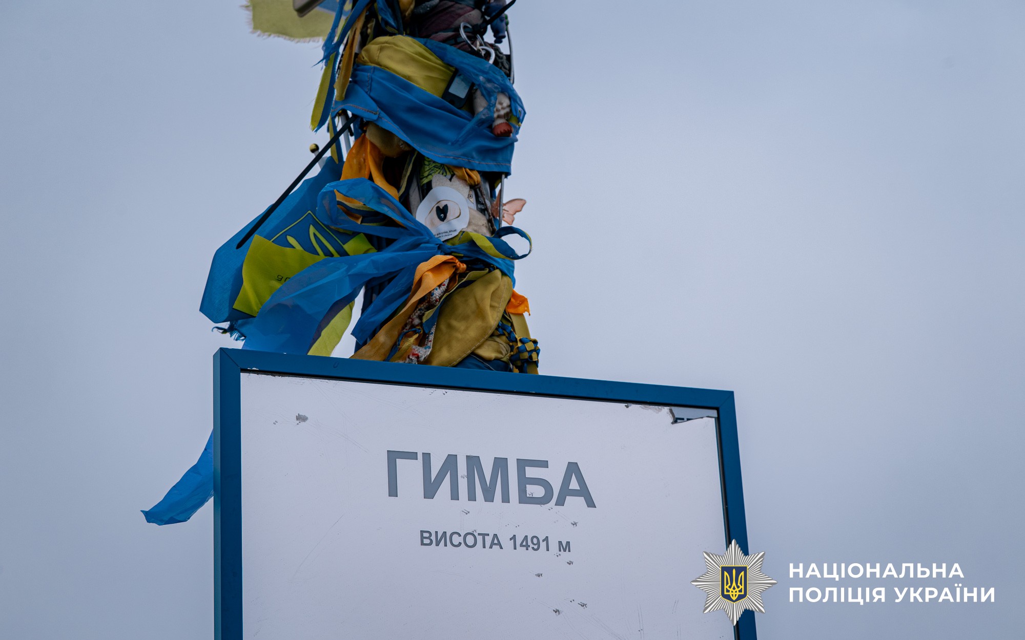 поліцейські-ветерани сходять на гору