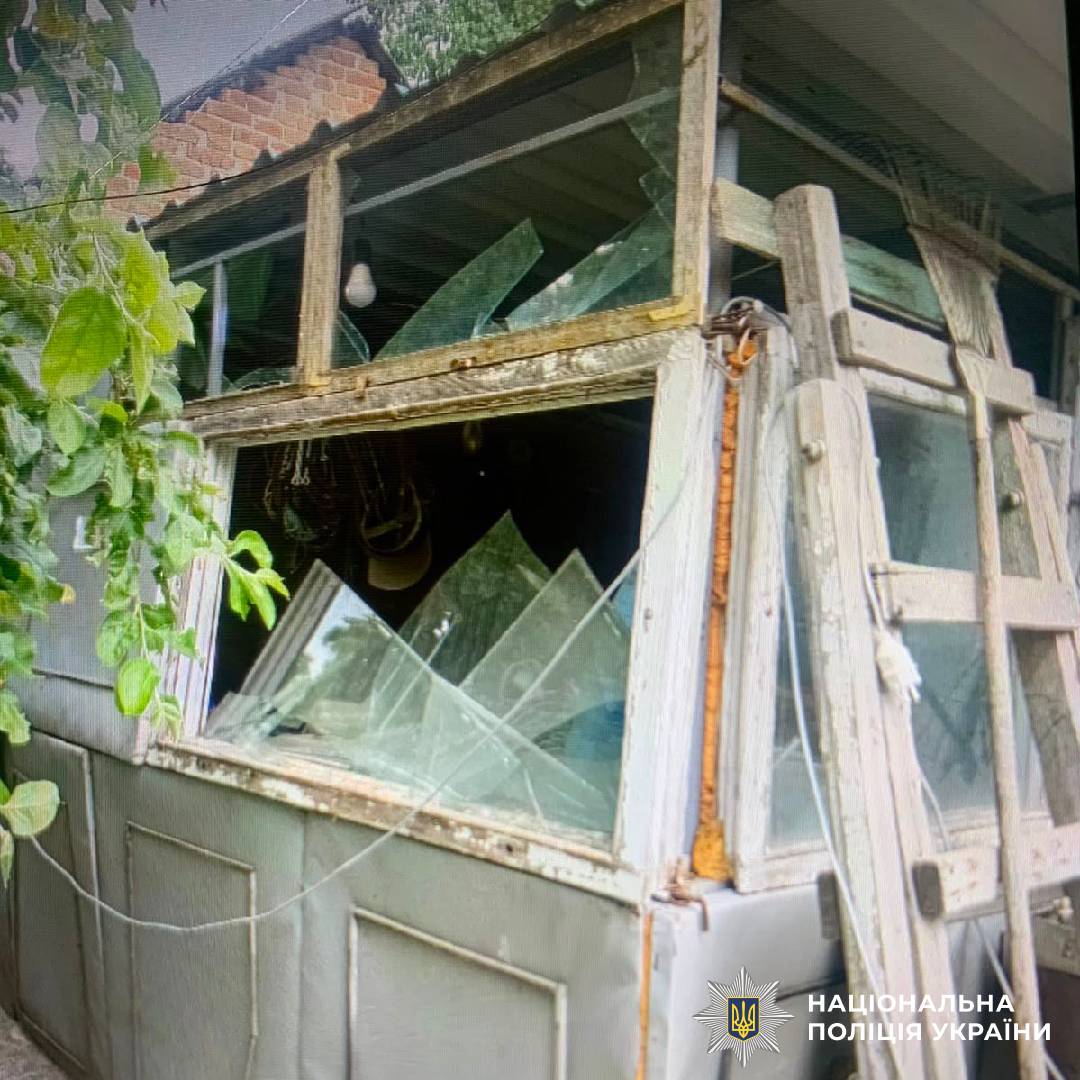 На фото наслідки ворожого обстрілу