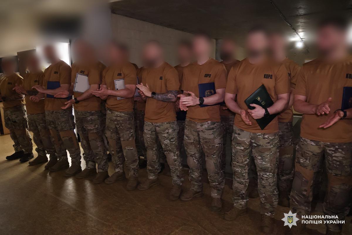 10 років служби та відваги: на Харківщині привітали співробітників КОРД