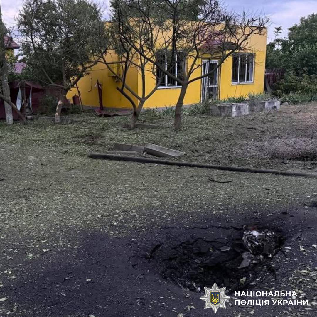 На фото наслідки ворожого обстрілу