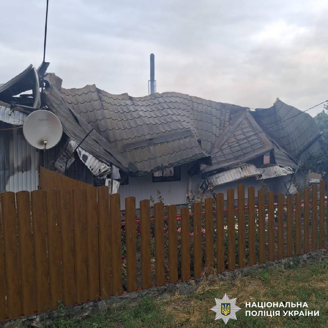 На фото наслідки ворожого обстрілу