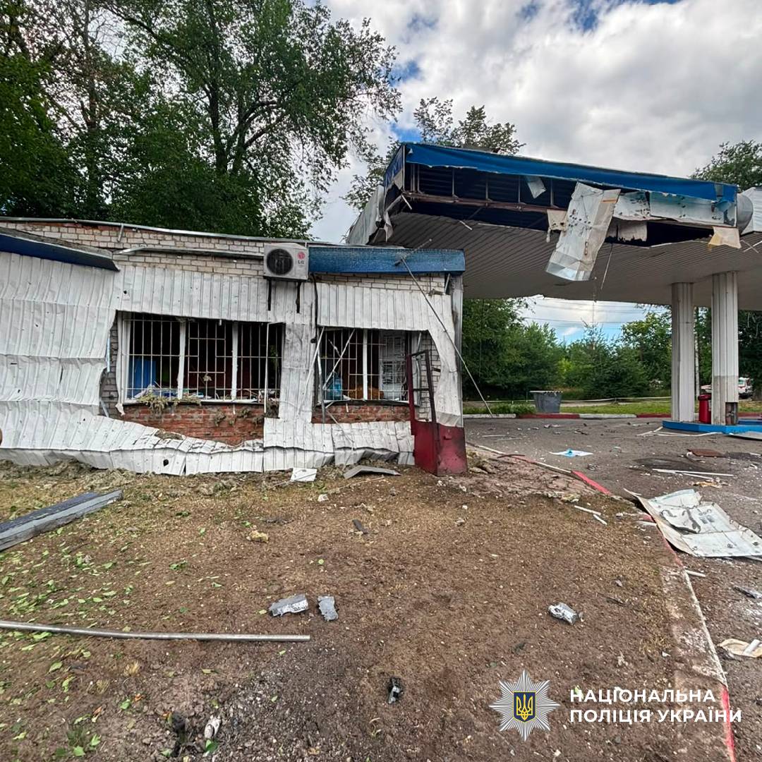 На фото наслідки ворожого обстрілу