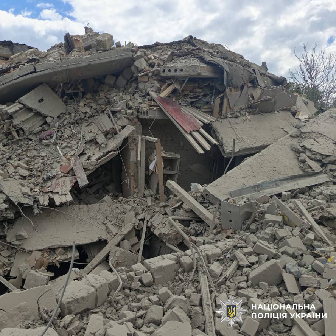 На фото наслідки ворожого обстрілу
