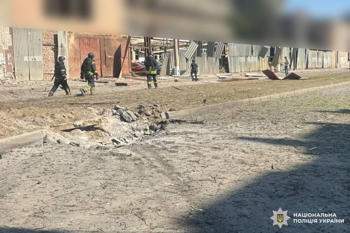 На фото наслідки ворожого обстрілу