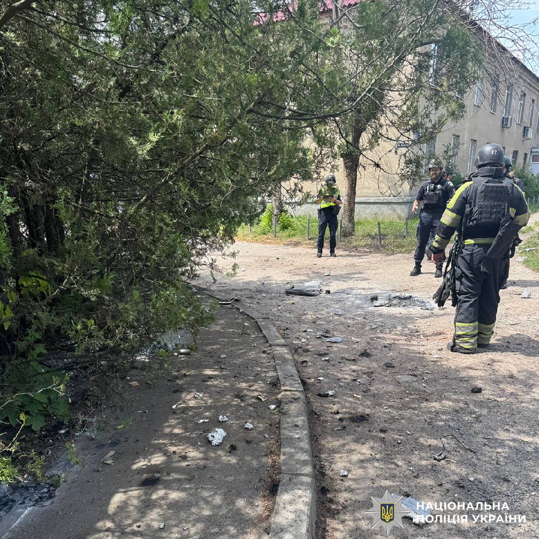 На фото наслідки ворожого обстрілу
