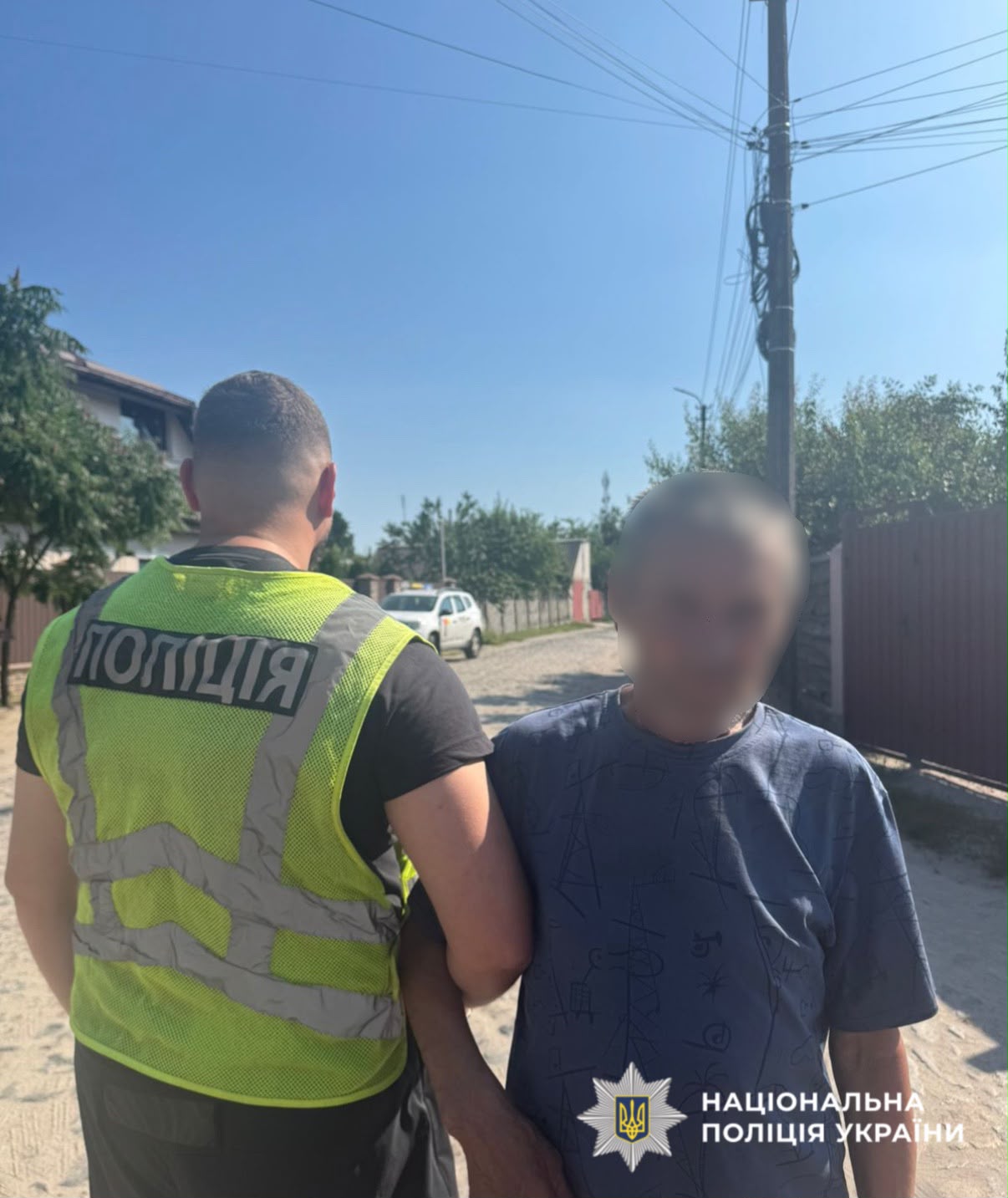 На фотографії зображено зловмисника.