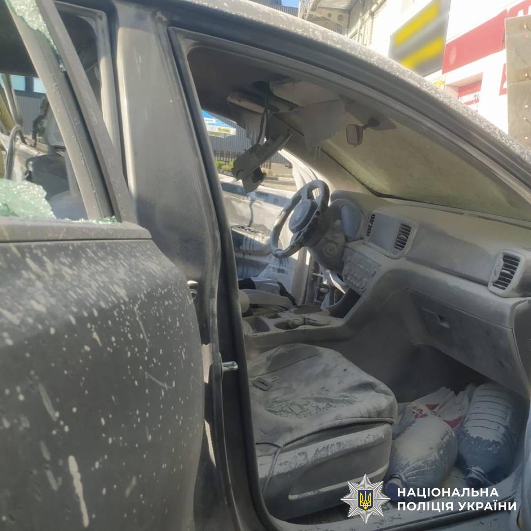 На фото наслідки ворожого обстрілу