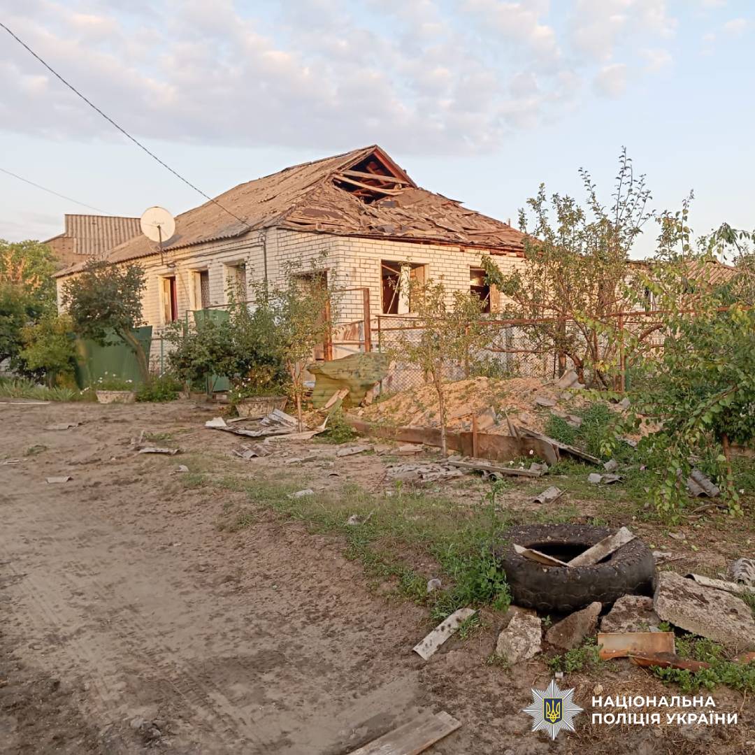 На фото наслідки ворожого обстрілу