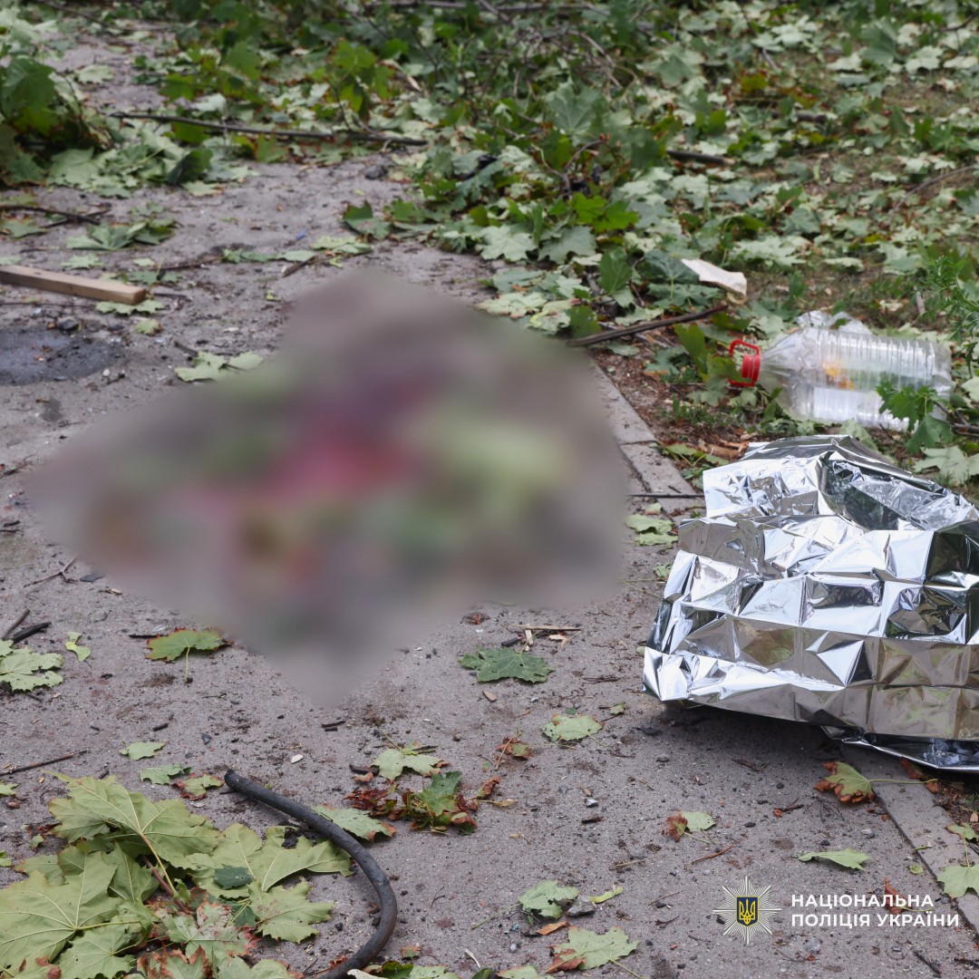 На фото наслідки ворожого обстрілу