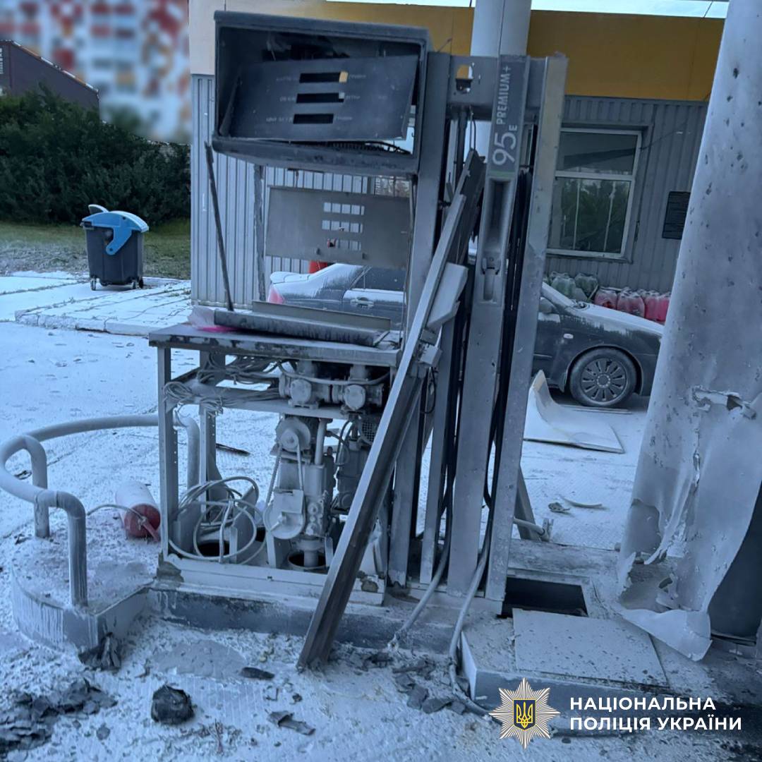 На фото наслідки ворожого обстрілу