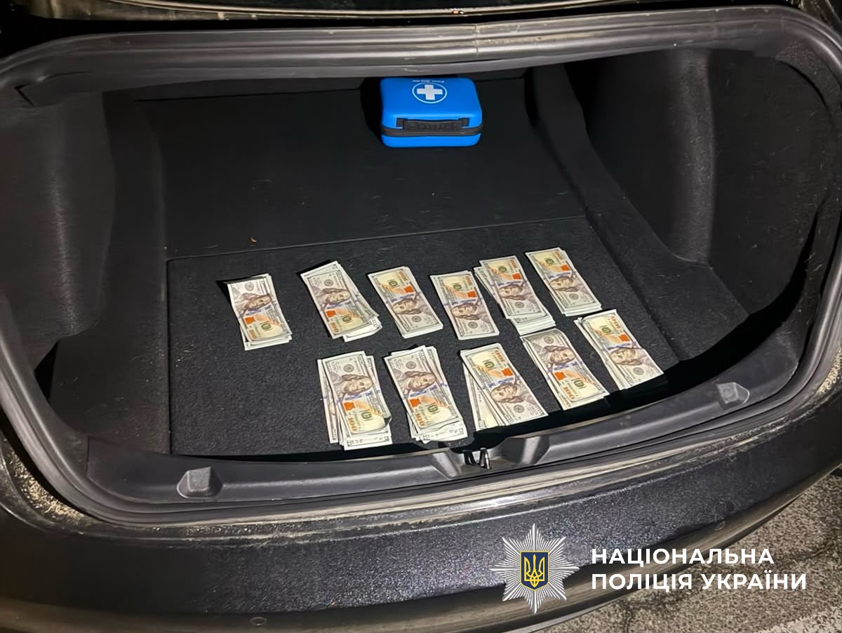 На фотографії зображено виявлені тв вилучені речові докази.