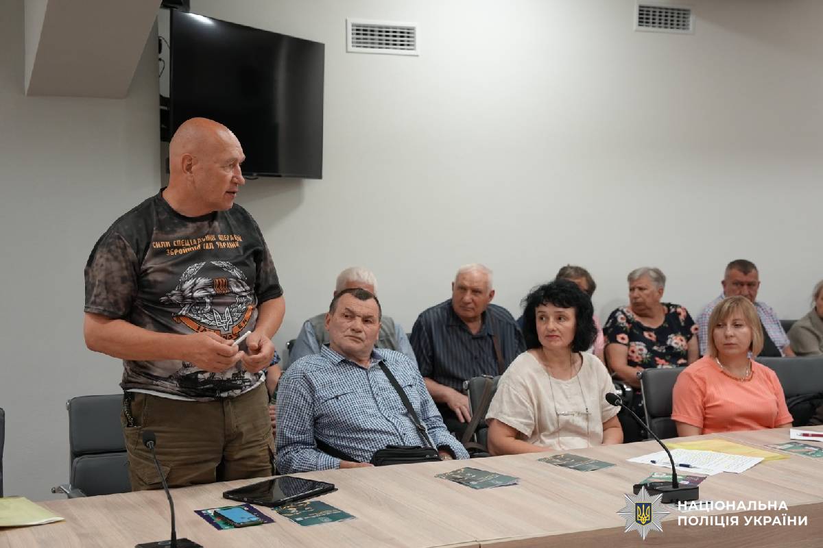 Помічник начальника ГУНП в Харківській області зустрівся з ветеранами Куп’янщини