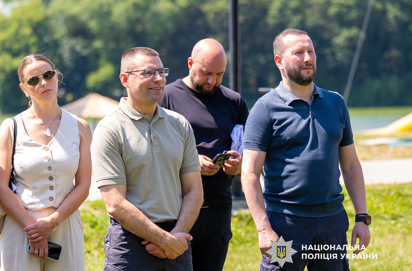 Начальник ГУНП Іван Іщенко та губернатор Сергій Тюрін