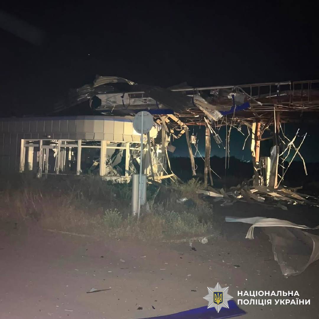 На фото наслідки ворожого обстрілу