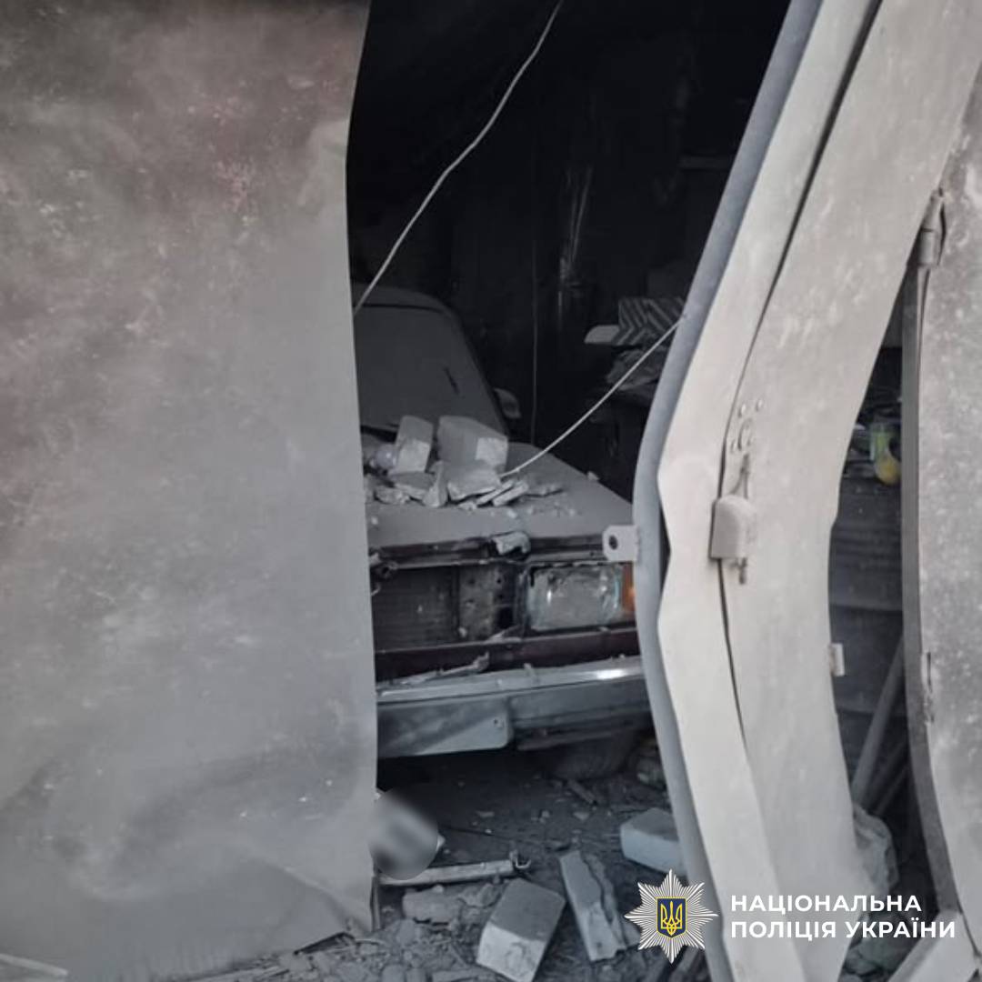 На фото наслідки ворожого обстрілу