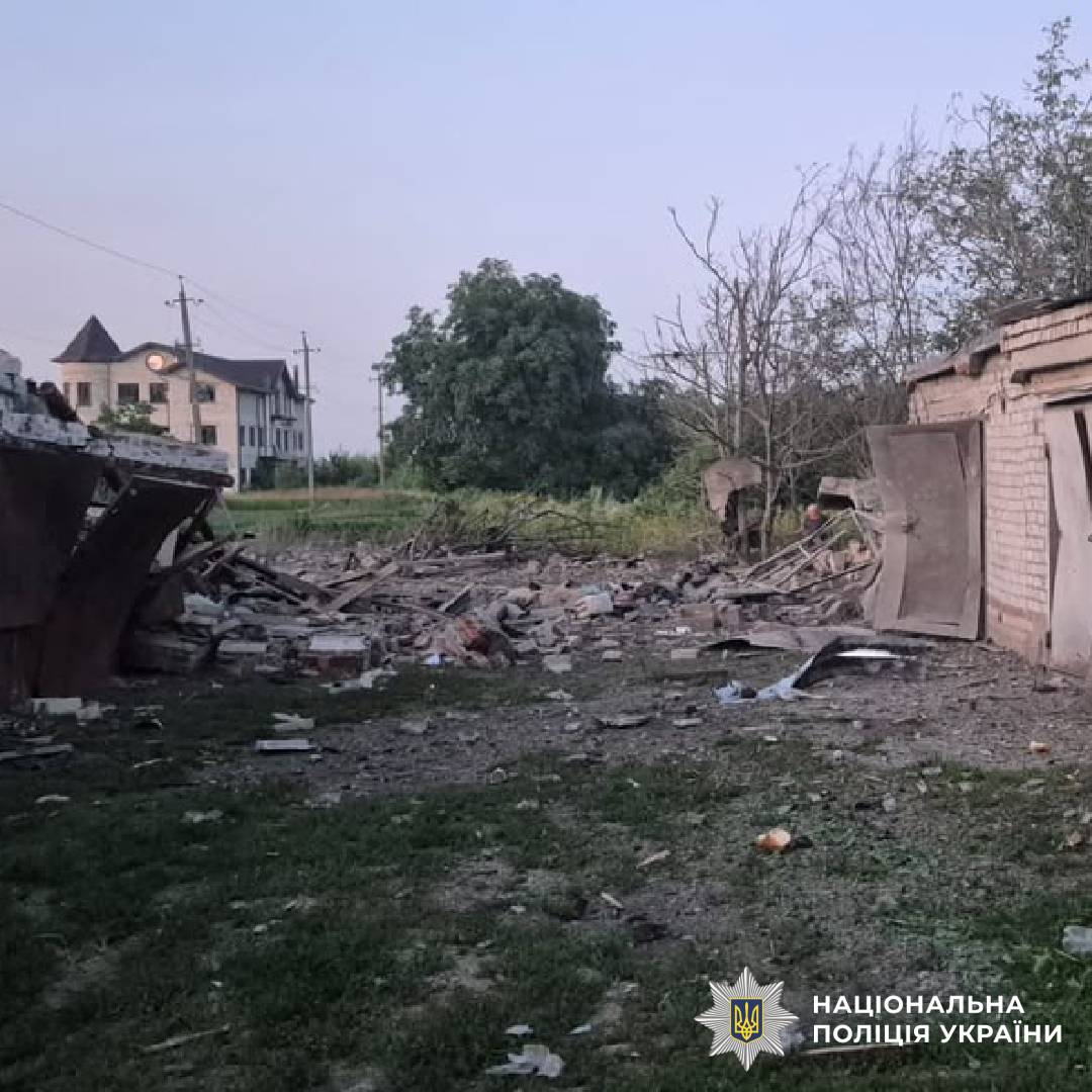 На фото наслідки ворожого обстрілу