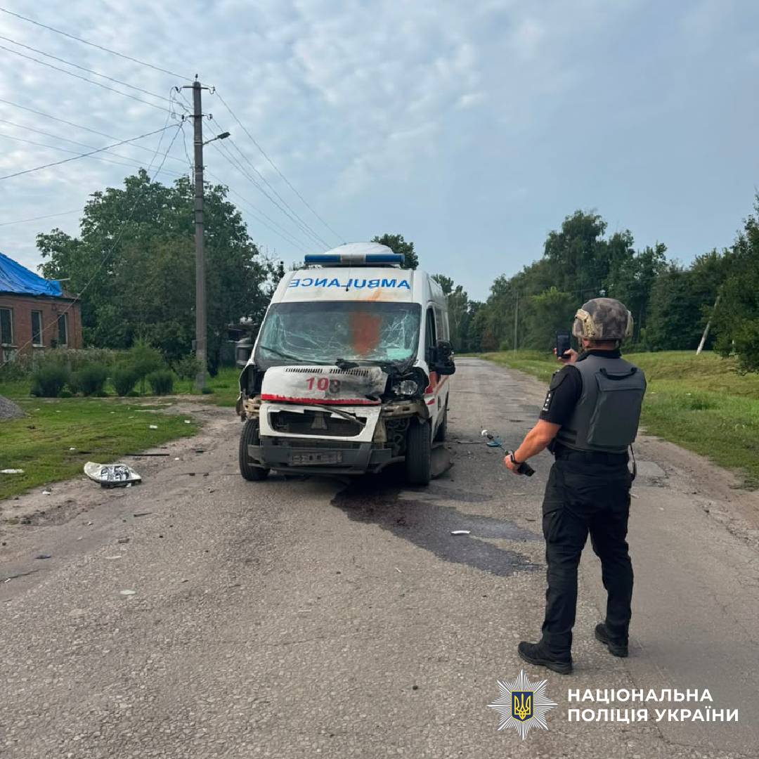 На фото наслідки ворожого обстрілу