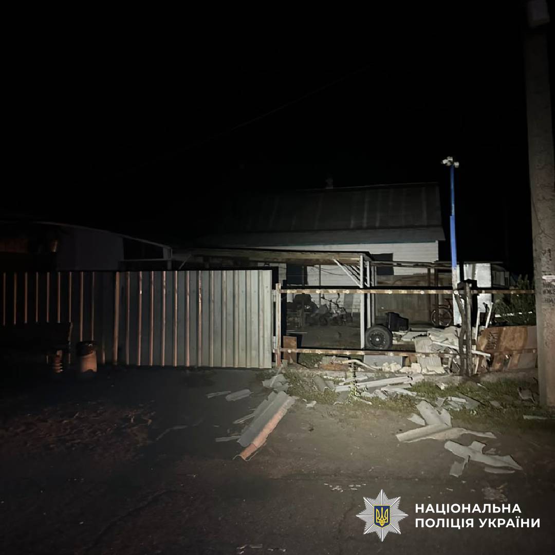 На фото наслідки ворожого обстрілу