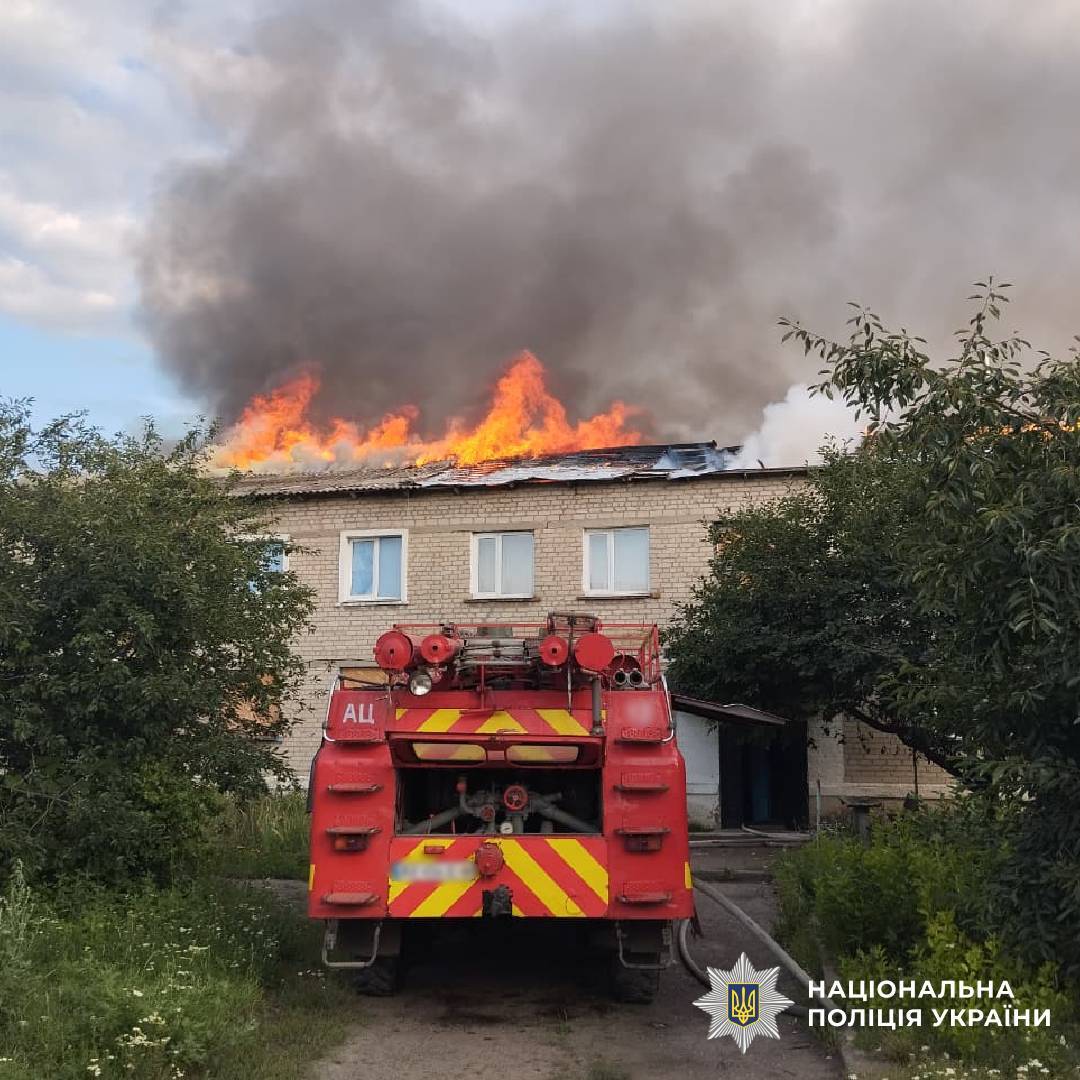 На фото наслідки ворожого обстрілу