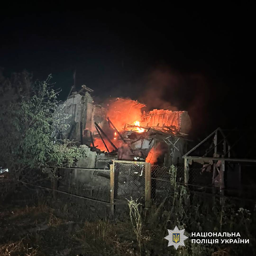 На фото наслідки ворожого обстрілу