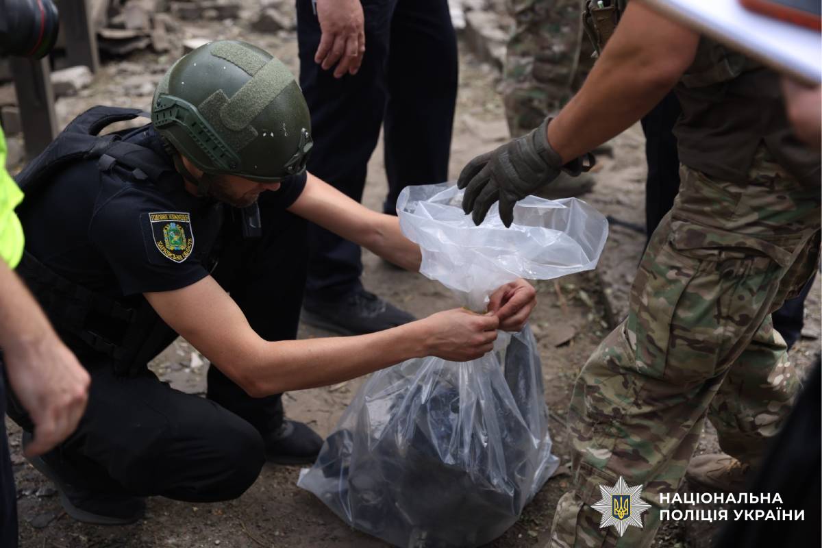 На фото наслідки ворожого обстрілу