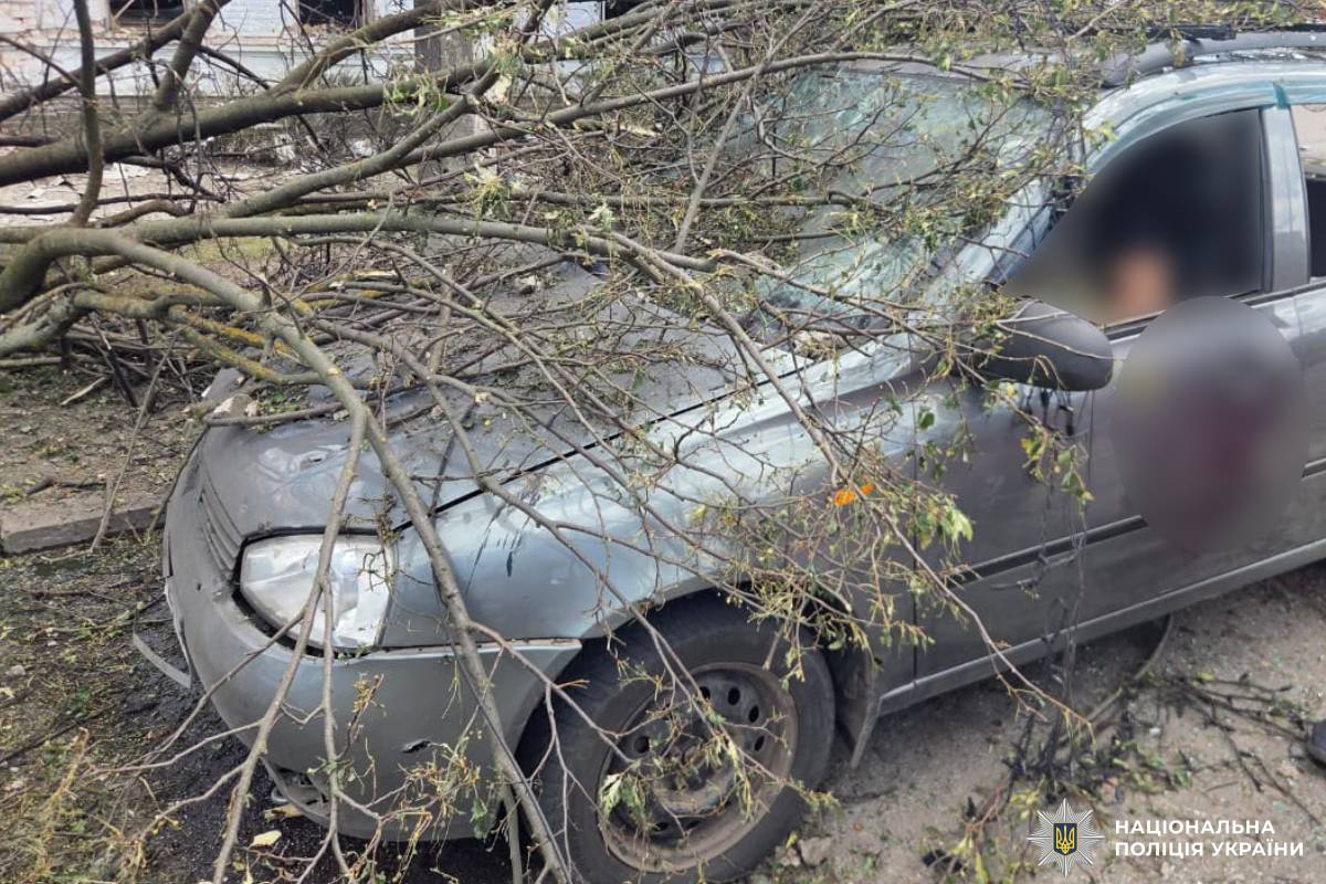 На фото наслідки ворожого обстрілу