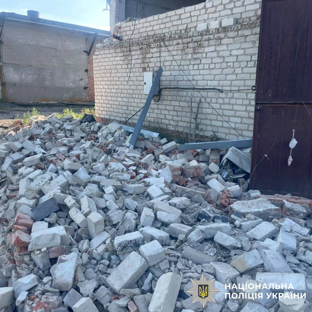 На фото наслідки ворожого обстрілу