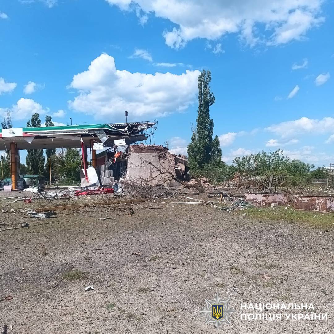На фото наслідки ворожого обстрілу