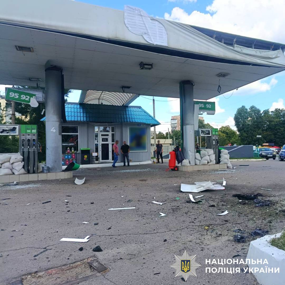 На фото наслідки ворожого обстрілу