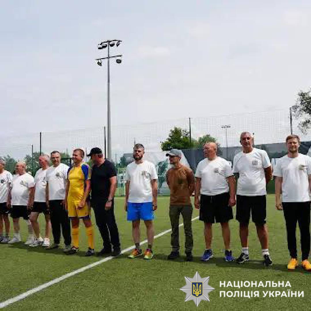 На Харківщині відбувся футбольний турнір серед ветеранів: поліція підтримує розвиток ветеранського спорту
