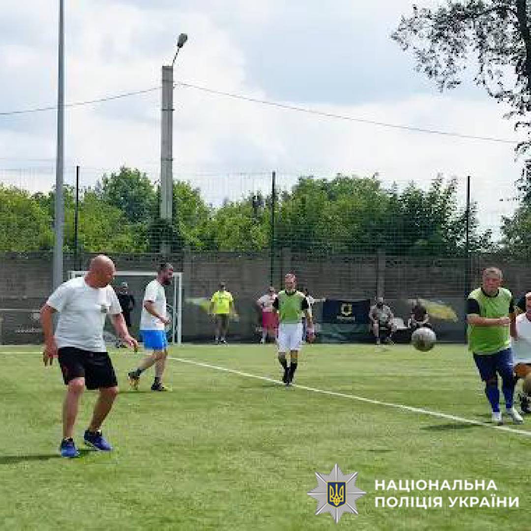 На Харківщині відбувся футбольний турнір серед ветеранів: поліція підтримує розвиток ветеранського спорту