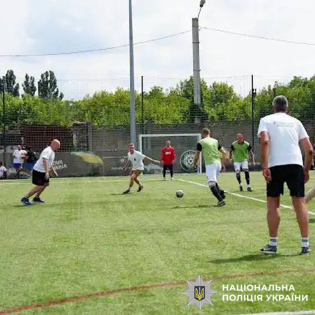 На Харківщині відбувся футбольний турнір серед ветеранів: поліція підтримує розвиток ветеранського спорту