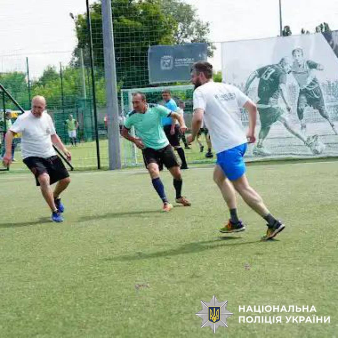 На Харківщині відбувся футбольний турнір серед ветеранів: поліція підтримує розвиток ветеранського спорту