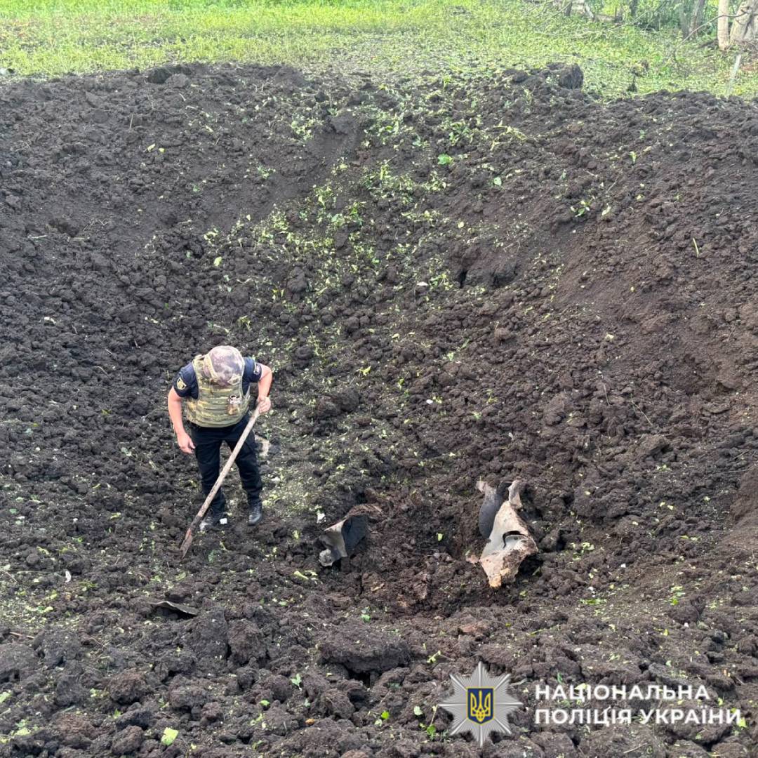 На фото наслідки ворожого обстрілу