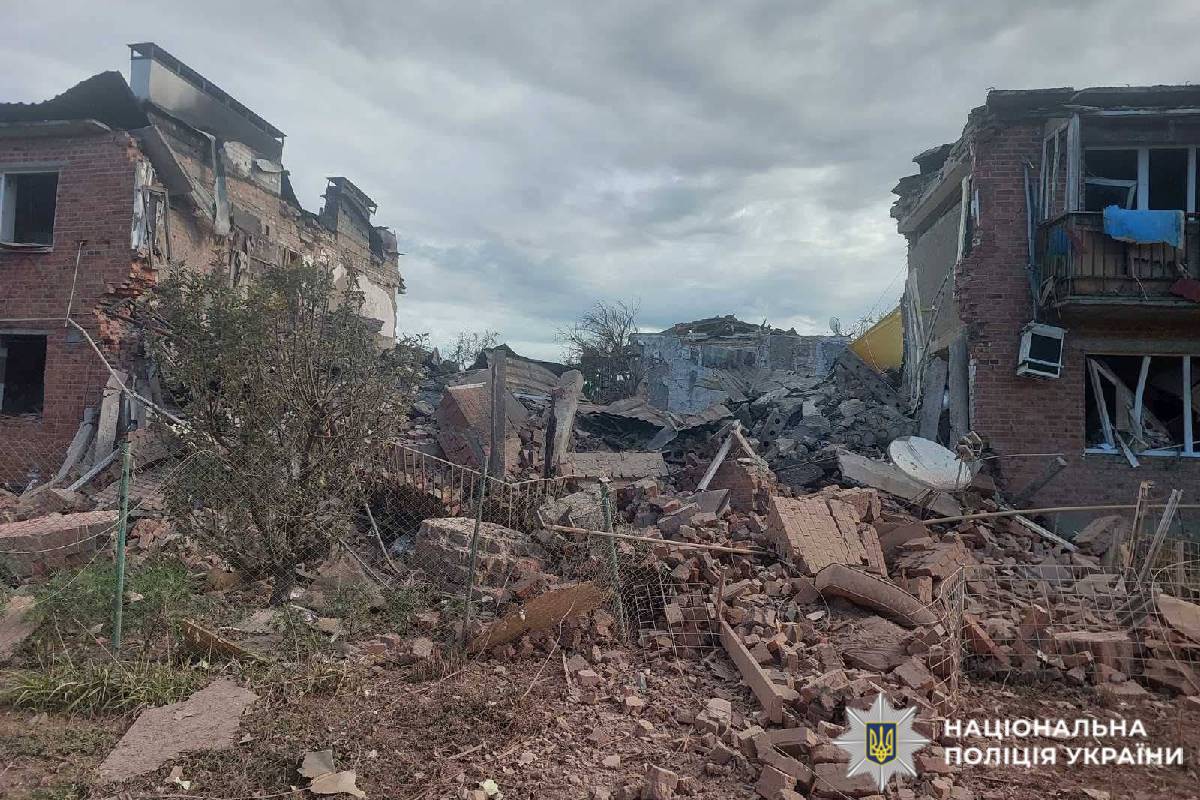 На фото наслідки ворожого обстрілу