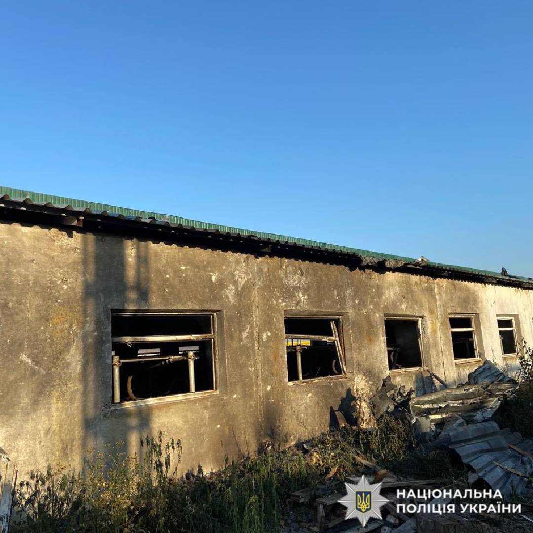 На фото наслідки ворожого обстрілу
