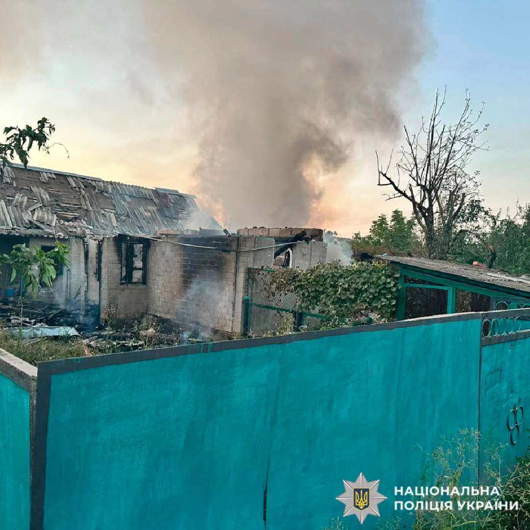 На фото наслідки ворожого обстрілу