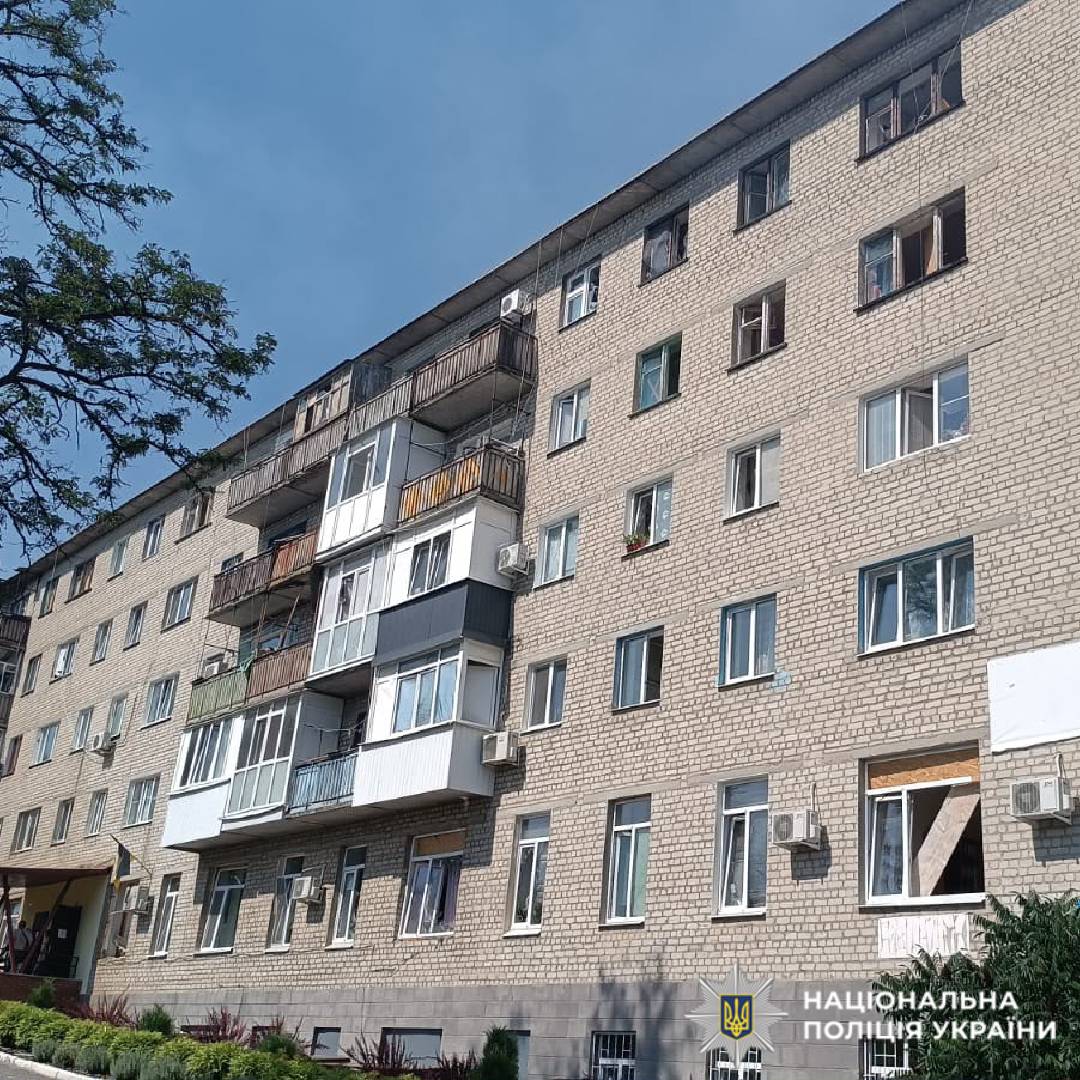 На фото наслідки ворожого обстрілу