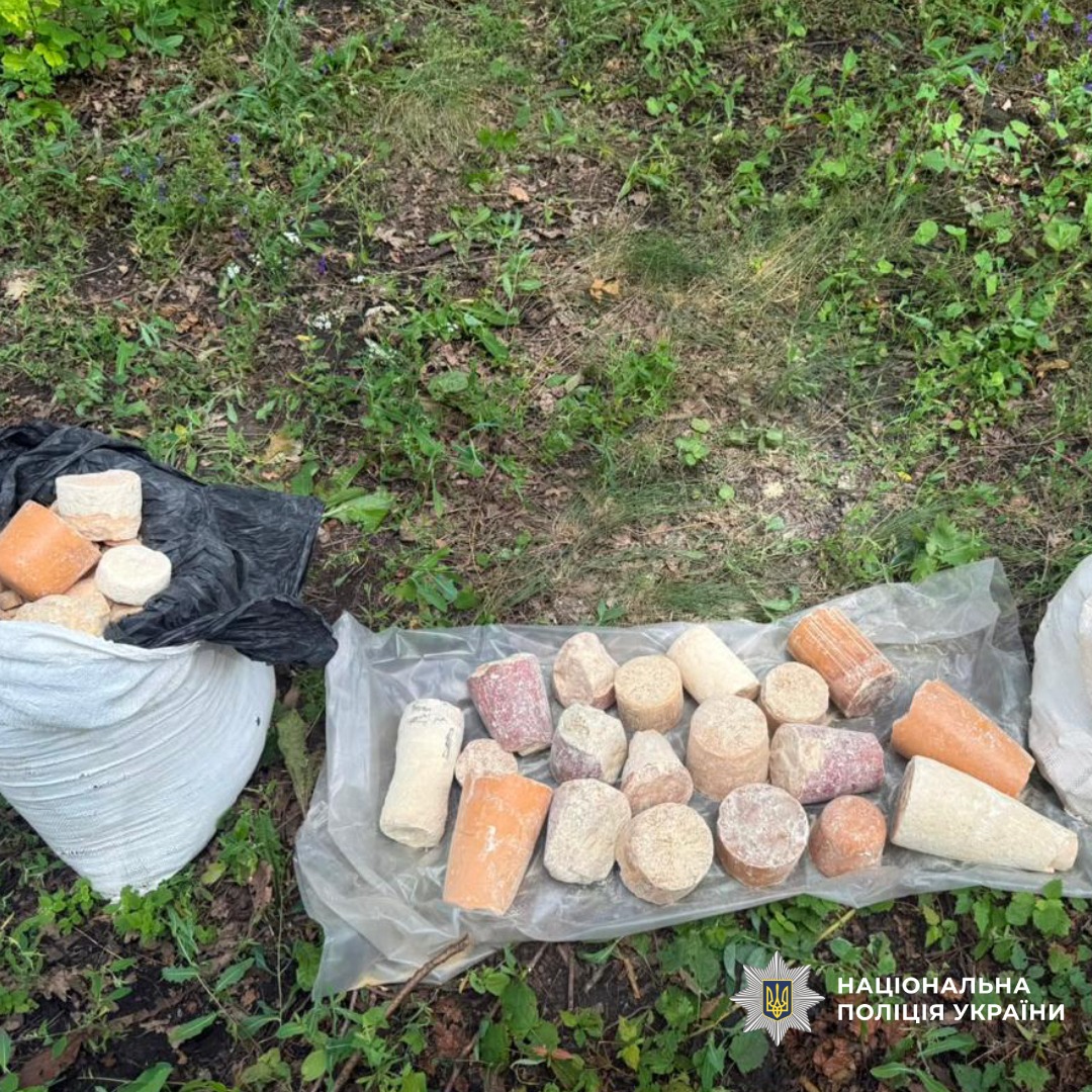 172 кілограми тротилу та комплектуючі до артилерійських боєприпасів: поліцейські Харківщини затримали торговця вибухівкою
