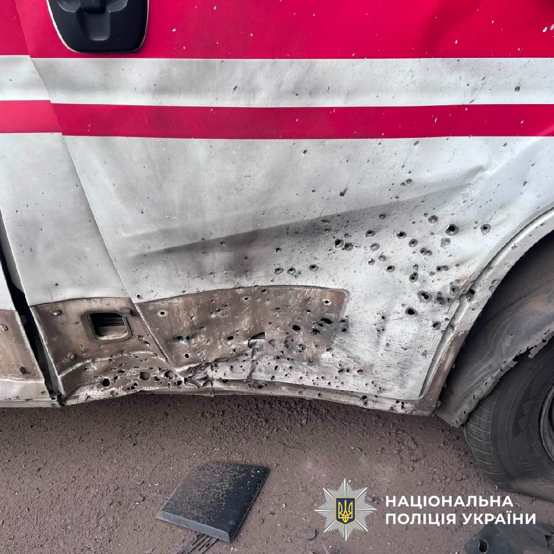 На фото наслідки ворожого обстрілу