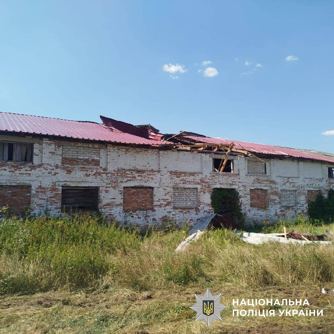На фото наслідки ворожого обстрілу