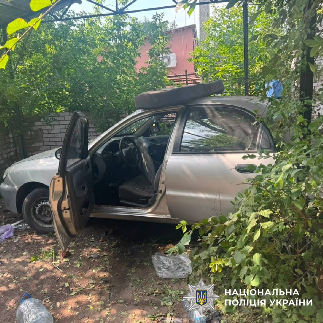На фото наслідки ворожого обстрілу