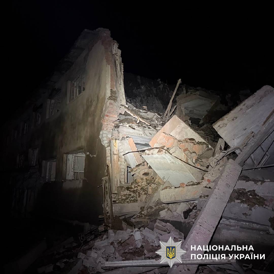 На фото наслідки ворожого обстрілу